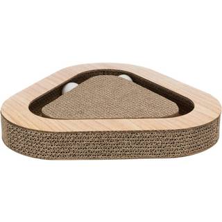 Trixie Scratching cardboard with balls catnip 36 × 5 × 36/36 cm brown