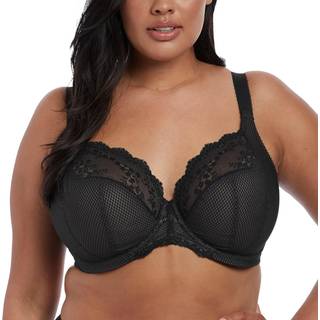 Elomi Charley Plunge Stretch Bra - Black - M 80 * Kampagne *