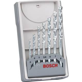 Bosch Slagboresæt til murværk: Ø 3-8 mm, 7 stk
