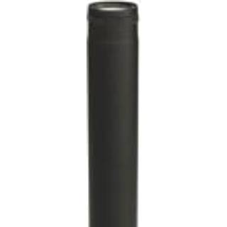 Metalbestos 80 mm længde 1000 mm x 1 mm. Sort røgrør