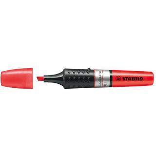 Stabilo luminator 140-71-40 Rød m. stor blækbeholder (5stk)