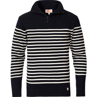 Armor-Lux U Héritage Striktrøje med Lynlås Navy Nature M