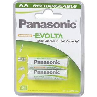 Wentronic 1x2 Panasonic Accu NiMH Mignon AA 1900 mAh Ready to Use