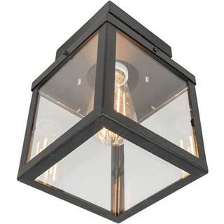 Industriel udendørs loftslampe sort 1-lys - Rotterdam