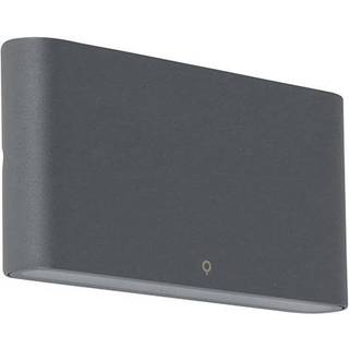 Mørkegrå udendørs væglampe 17,5 cm inkl. LED IP65 - Batt