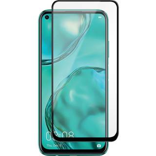 Huawei P40 Lite PANZER Premium Full-Fit Glass - Sort Ramme