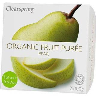 Clearspring Organic Frugtpuré Pære Ø - 200 gr