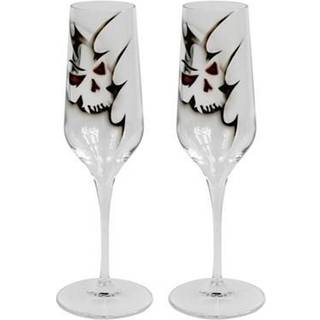 Skull Champagneglas 23cl, 2-pak - Nybro