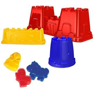 Sandforme - Slot/borg med figurer