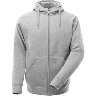 MASCOT® Hættetrøje med lynlås Grå-Meleret 51590-970-08 2XL