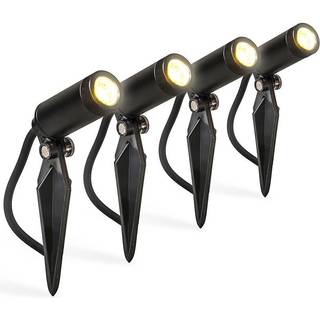 Sæt med 4 pin spots inkl. LED IP68 - Garly
