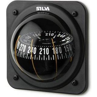 Bådkompas Silva 100P, Ø100 mm, skotmonteret, sort