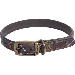 Barbour Herren Hundehalsband grün Kariert