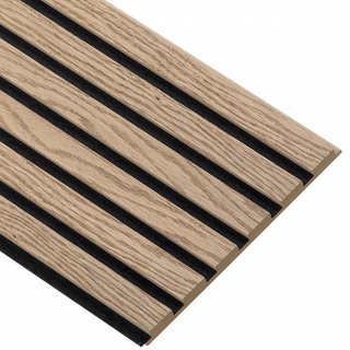 I-Wood Akustikpanel Eg brun olie, sort filt