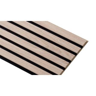 I-Wood Akustikpanel Eg hvid olie, sort filt