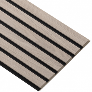 I-Wood Akustikpanel Eg hvid olie, sort filt