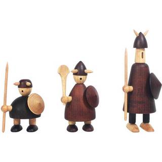 Andersen Furniture The vikings of Denmark træfigur 3 dele Stained beech