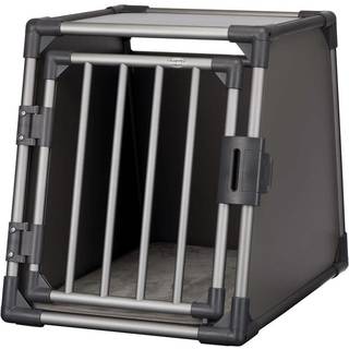 Trixie Transport Box Aluminium Graphite for dogs Size: M 55x61x74cm