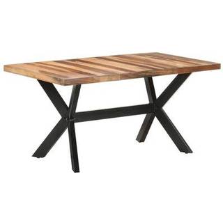 Spisebord Massivt Træ Med Honningfarvet Finish - 160 x 80 x 75 cm