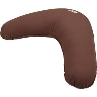 Ammepude - Müsli - 75x35 cm - Økologisk bomuld - Solid fudge - Mørk rosa
