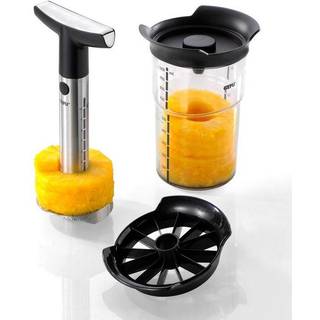 GEFU Pineapple Slicer Professional Plus Incl. Small Piece Cutter And Storage Container