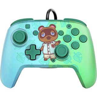 PDP Faceoff Deluxe+ Audio Wired Controller - Animal Crossing Tom Nook - Wired Controller - Nintendo Switch