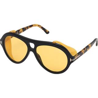 Tom Ford FT0882 Neughman 01E 60 Solbriller Mænd Black - Shiny Black - 60mm