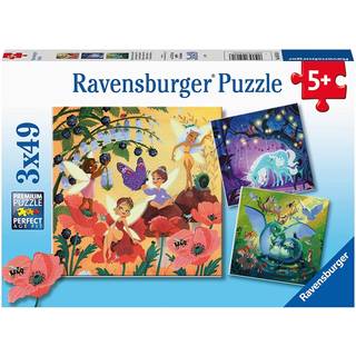 Ravensburger Puslespil Magiske Karakterer, 3X49 Brikker
