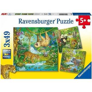 Ravensburger Puslespil I Junglen, 3X49 Brikker