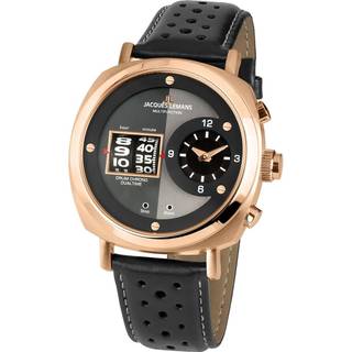 Jacques Lemans 1-2058C Lugano Herrenuhr 44mm 5ATM