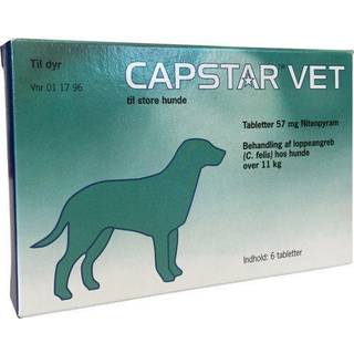 Capstar Vet. til store hunde 57 mg 6 stk Tabletter