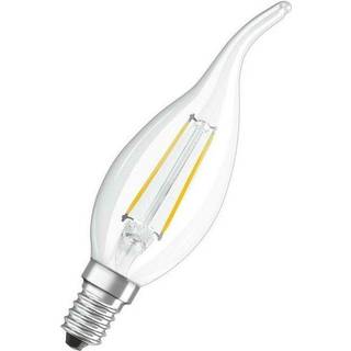 LEDVANCE LED Osram kerte vindstød 2,8W=25W klar E14