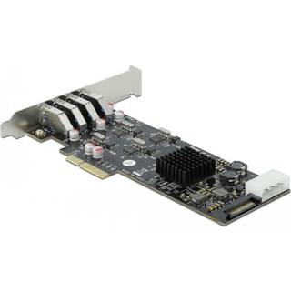 USB-A 3.2 Gen1 PCI-Express x4 kort - 4 vejs