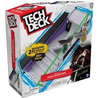 Tech Deck Nyjah Skatepark X-Connect Park Creator Massiv tilpasselig skatepark rampe s?t med eksklusive Fingerboard Kids Toy for alderen 6 og op