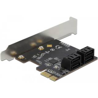 Intern SATA PCI Express kort - Low Profile Form Factor - 4 vejs