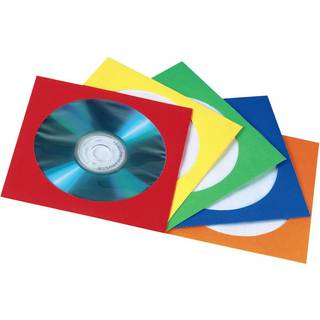Kulørte cd-papirlommer