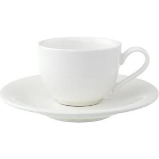 Villeroy & Boch New Cottage Basic Espressokop Med Underkop - Espressokopper Porcelæn Hvid - 23642-23643