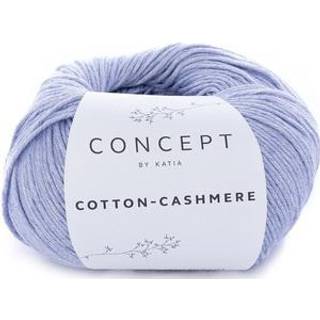 Katia Cotton-Cashmere 55 Mellembeige Indhold:90% Bomuld, 10% kashmir Vægt/længde:50 g = ca. 155 m Anbefalede pinde: 2½ - 3½ mm Strikkefasthed:10 cm x 10 cm = 26 m x 32 r Kan vaskes på maskine, maks. 30ºC / Tørres fladt.