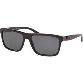 Polo Ralph Lauren PH4153 Polarized 566881 58 Solbriller Mænd Rød - Red - 58mm