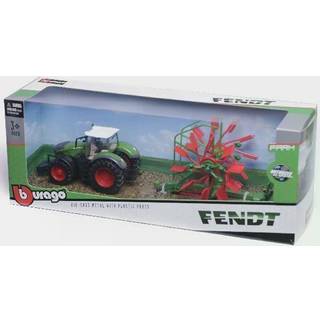 Bburago, traktor, Fendt 1050 Vario m/ kartoffeloptager [Levering: 1-2 dage]