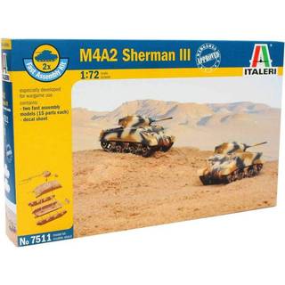 Italeri M4A2 Sherman Iii Fast Assembly 1:72 [Levering: 1-2 dage]