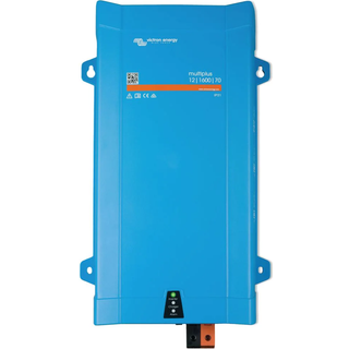Inverter / vekselretter med lader Victron Multiplus, ren sinuskurve, 12 V - 230 V, 1300 W (1600 VA)