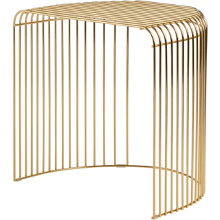 Aytm Curva Sidebord Krombelagt Sølv - Sidebord & Aflastningsbord Stål Silver - 506460004082