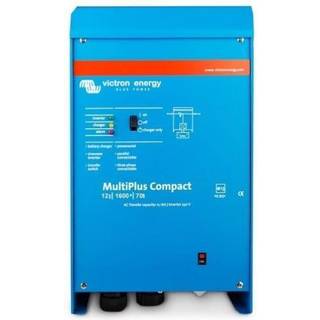 Inverter / vekselretter med oplader Victron Multiplus Compact, ren sinuskurve, 12 V - 230 V, 1300 W (1600 VA)