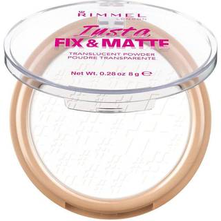 Rimmel insta fix & matte pudder 001translucent 8g