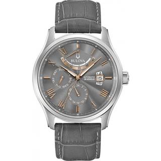 Bulova 96C143 Classic Grå/Læder Ø43 mm