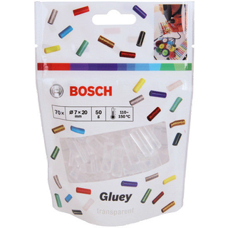 Bosch Gluey Limpatroner, 7 x 20 mm, 70 stk, transparent