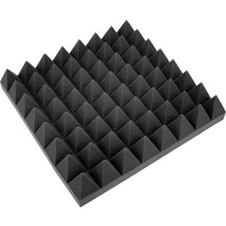 Omnitronic Accoustic Foam, Pyramid 100mm, 50x50cm omnitronisk pyramide akustisk