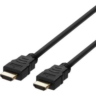 Deltaco Ultra High Speed HDMI til HDMI kabel, 8K, 0.5m- Sort