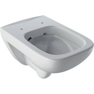 Geberit Renova Plan væghængt toilet, Rimfree: T=54cm, Hvid / KeraTect
